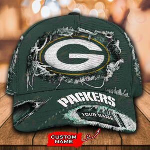 Custom Name Green Bay Packers NFL Baseball Classic Cap 1