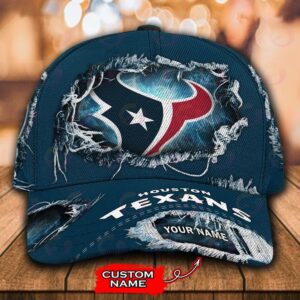 Custom Name Houston Texans NFL Baseball Classic Cap 1