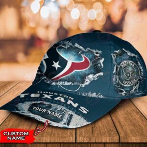 Custom Name Houston Texans NFL Baseball Classic Cap 3