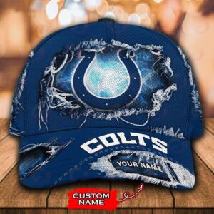 Custom Name Indianapolis Colts NFL Baseball Classic Cap 1