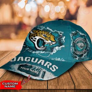 Custom Name Jacksonville Jaguars NFL Baseball Classic Cap 3