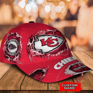 Custom Name Kansas City Chiefs NFL Baseball Classic Cap 2