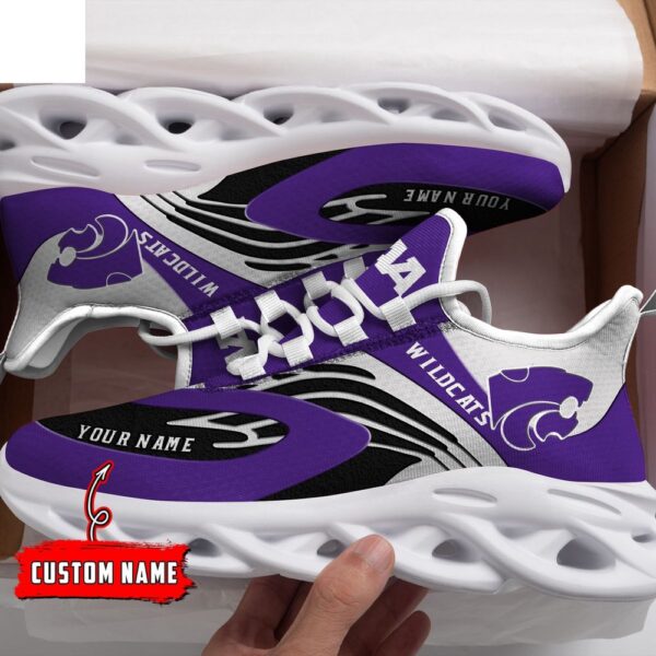 Custom Name Kansas State Wildcats NCAA Name Max Soul Shoes