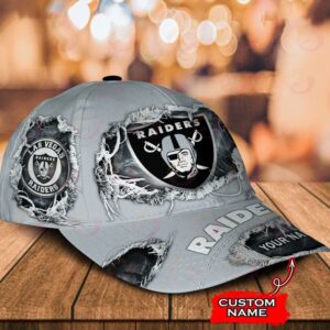 Custom Name Las Vegas Raiders NFL Baseball Classic Cap 2