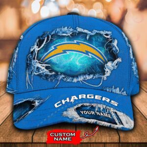 Custom Name Los Angeles Chargers NFL Baseball Classic Cap 1