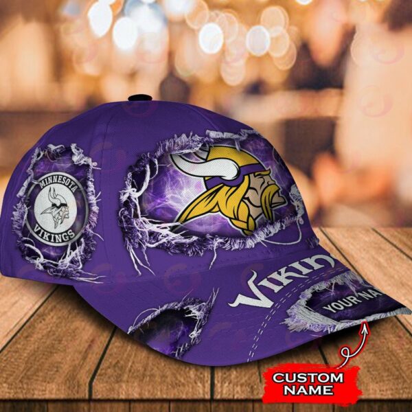 Custom Name Minnesota Vikings NFL Baseball Classic Cap