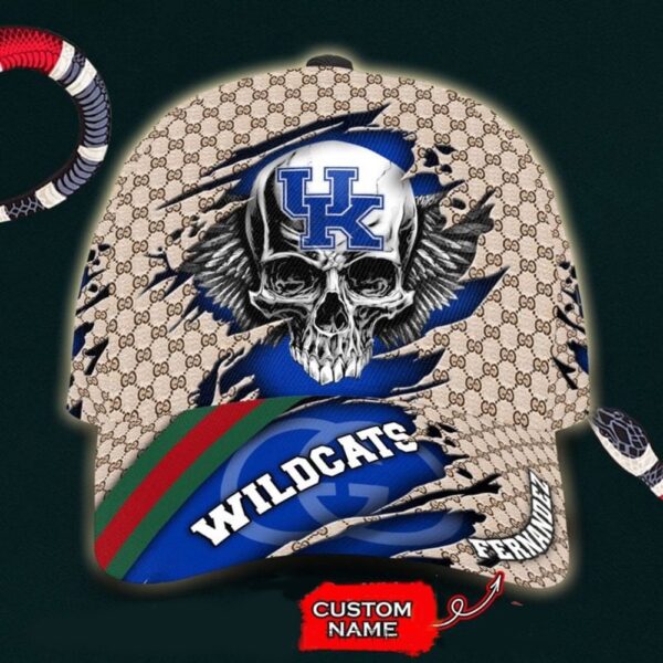 Custom Name NCAA Kentucky Wildcats Baseball Cap