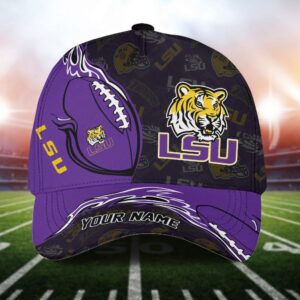 Custom Name NCAA LSU Tigers Baseball Cap