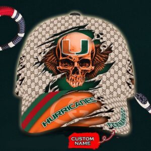 Custom Name NCAA Miami Hurricanes…