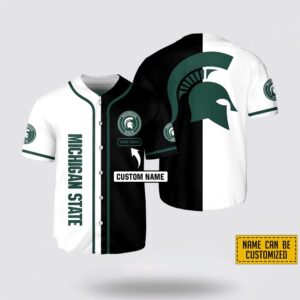 Custom Name NCAA Michigan State…