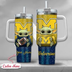 Custom Name NCAA Michigan Wolverines…