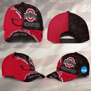 Custom Name NCAA Ohio State Buckeyes Baseball Cap 1