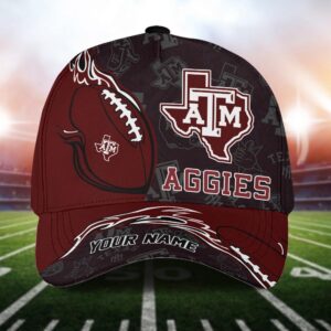 Custom Name NCAA Texas A&M Aggies Baseball Cap