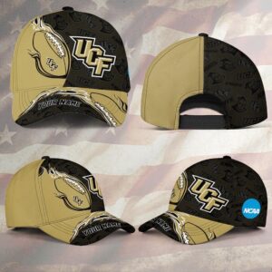 Custom Name NCAA UCF Knights Baseball Cap 2 1