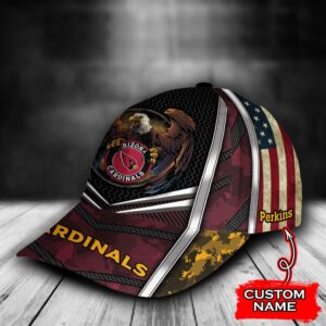 Custom Name NFL Arizona Cardinals Baseball Cap Print 3