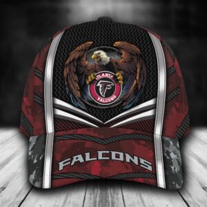 Custom Name NFL Atlanta Falcons Baseball Cap Print 1