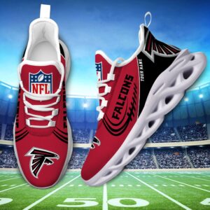 Custom Name NFL Atlanta Falcons Sport Max Soul Shoes 2