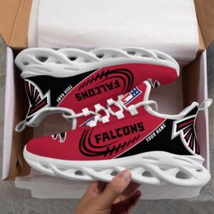 Custom Name NFL Atlanta Falcons Sport Max Soul Shoes 3