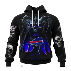 Custom Name NFL Buffalo Bills All Over Print Hoodie Shirt For Fans 1