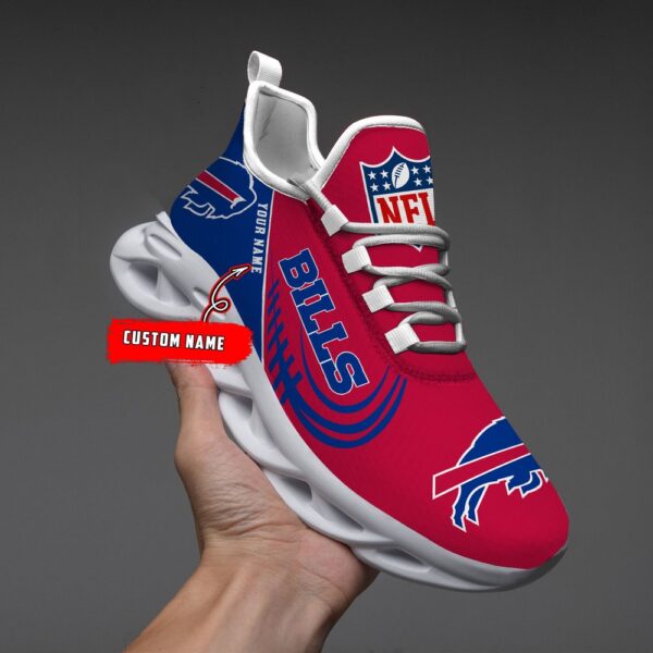 Custom Name NFL Buffalo Bills Sport Max Soul Shoes