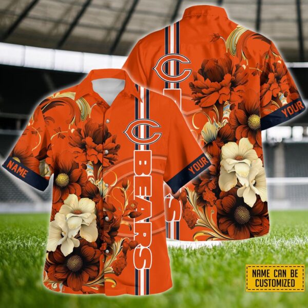 Custom Name NFL Chicago Bears New Hawaiian Shirt For Fans