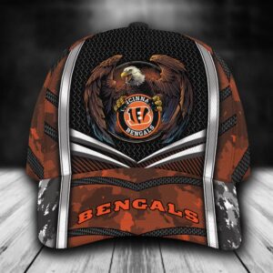 Custom Name NFL Cincinnati Bengals Baseball Cap Print 1