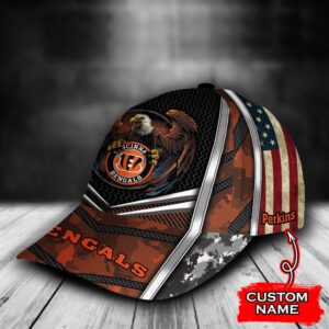 Custom Name NFL Cincinnati Bengals Baseball Cap Print 3