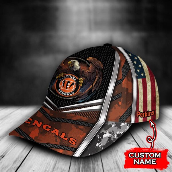 Custom Name NFL Cincinnati Bengals Baseball Cap Print