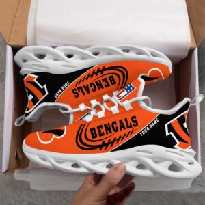 Custom Name NFL Cincinnati Bengals Sport Max Soul Shoes 3