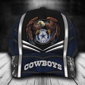 Custom Name NFL Dallas Cowboys Baseball Cap Print 1