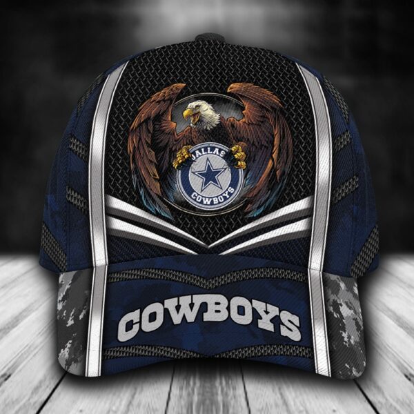 Custom Name NFL Dallas Cowboys Baseball Cap Print