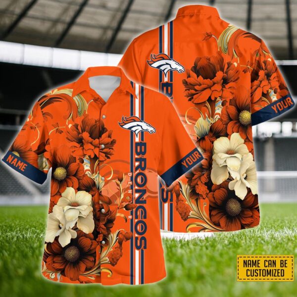 Custom Name NFL Denver Broncos New Hawaiian Shirt For Fans