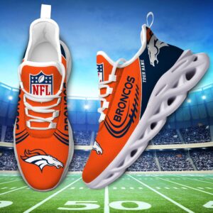 Custom Name NFL Denver Broncos Sport Max Soul Shoes 2