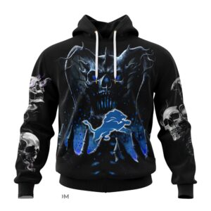 Custom Name NFL Detroit Lions All Over Print Hoodie Shirt For Fans 1