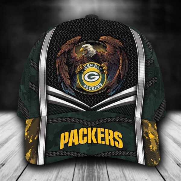 Custom Name NFL Green Bay Packers Baseball Cap Print