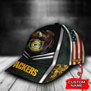 Custom Name NFL Green Bay Packers Baseball Cap Print 3