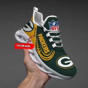 Custom Name NFL Green Bay Packers Sport Max Soul Shoes 1