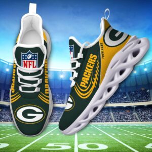 Custom Name NFL Green Bay Packers Sport Max Soul Shoes 2