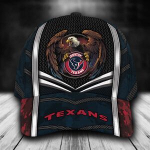 Custom Name NFL Houston Texans Baseball Cap Print 1