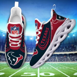 Custom Name NFL Houston Texans Sport Max Soul Shoes 1