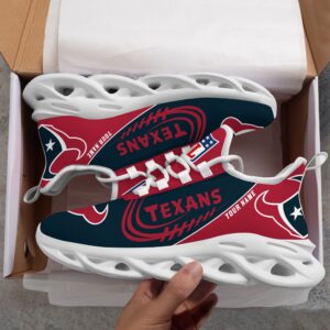 Custom Name NFL Houston Texans Sport Max Soul Shoes 2