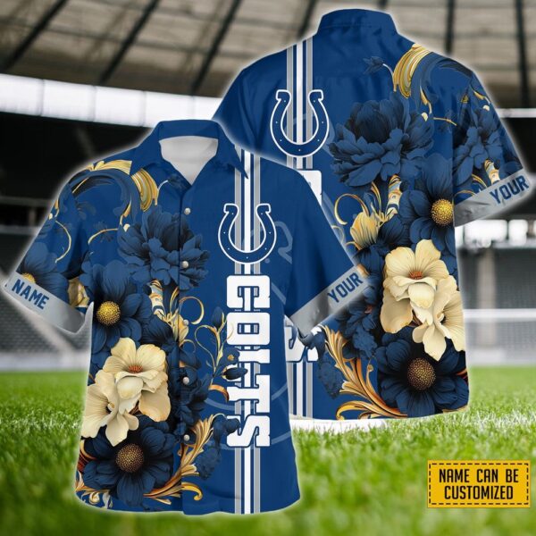 Custom Name NFL Indianapolis Colts New Hawaiian Shirt For Fans