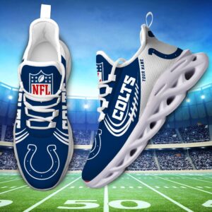 Custom Name NFL Indianapolis Colts Sport Max Soul Shoes 2