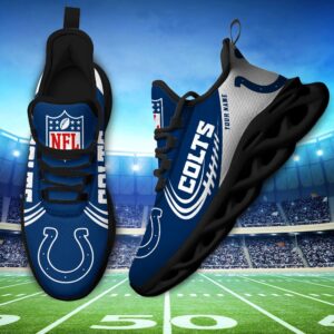 Custom Name NFL Indianapolis Colts Sport Max Soul Shoes 3