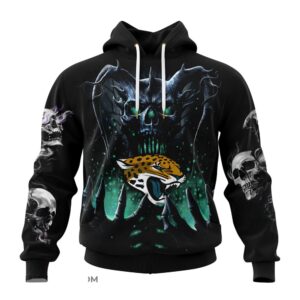 Custom Name NFL Jacksonville Jaguars All Over Print Hoodie Shirt For Fans