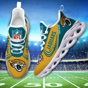 Custom Name NFL Jacksonville Jaguars Sport Max Soul Shoes 3