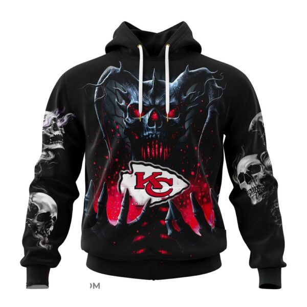 Custom Name NFL Kansas City Chiefs All Over Print Hoodie Shirt For Fans