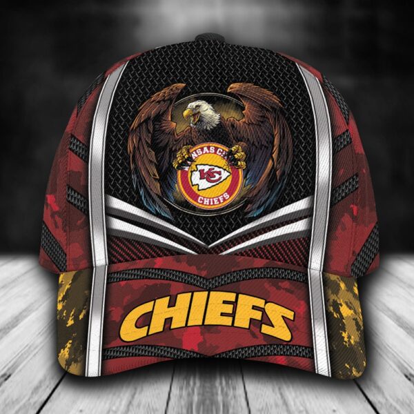 Custom Name NFL Kansas City Chiefs Baseball Cap Print