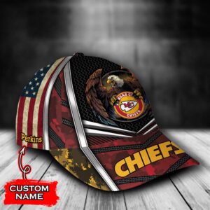 Custom Name NFL Kansas City Chiefs Baseball Cap Print 2