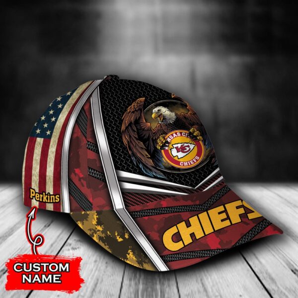 Custom Name NFL Kansas City Chiefs Baseball Cap Print